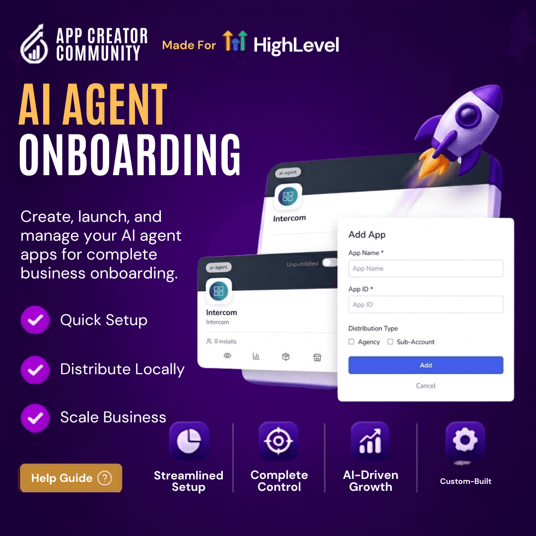 AI Agent App Onboarding