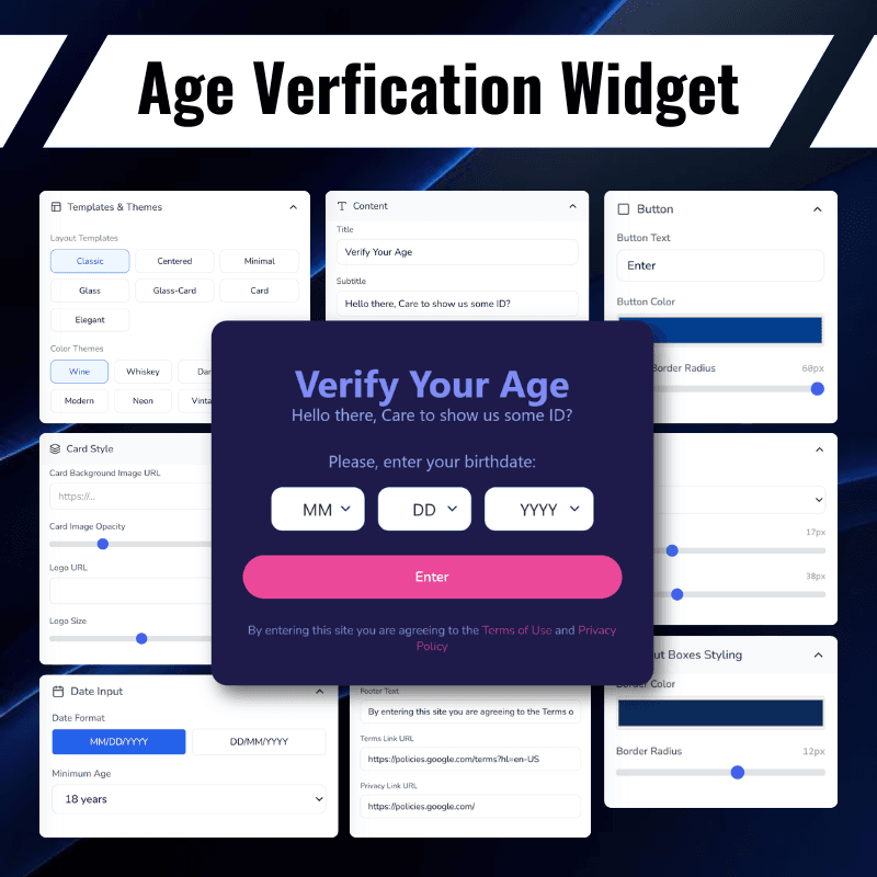 Age Verfication Widget