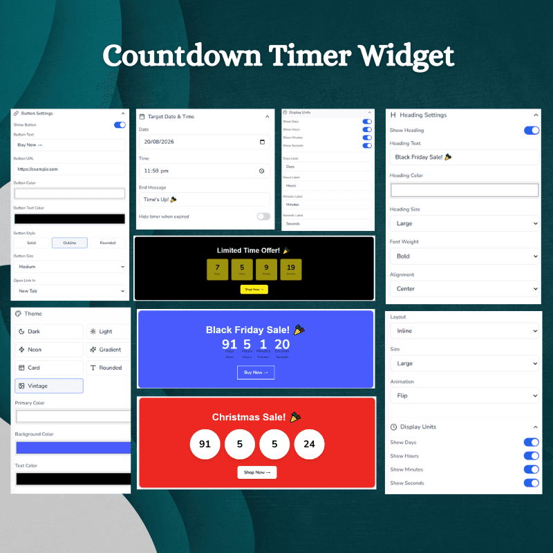 Countdown Timer Widget