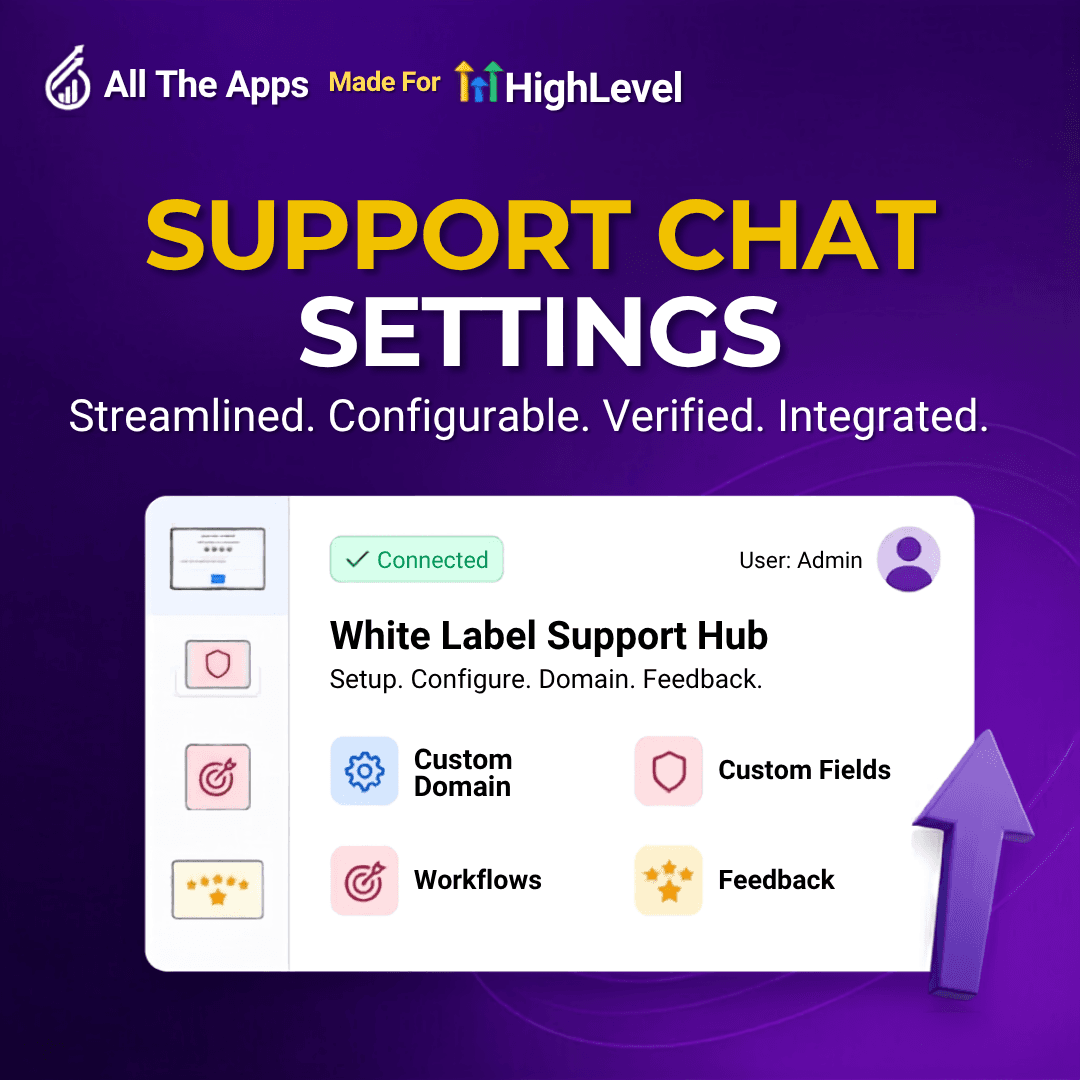 Support Chat Settings