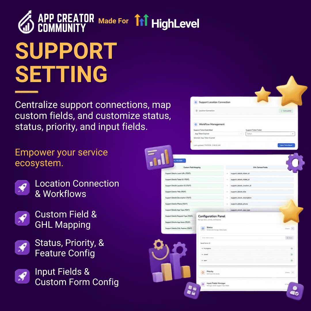 Support setting